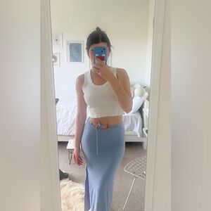 Blue Princess Polly maxi skirt